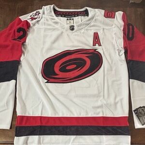 Carolina Hurricanes Sebastian Aho White Jersey #20 Adult XL (54) NWT